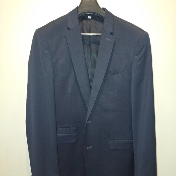 Wool-blend Navy Suit - Picture 1 of 6